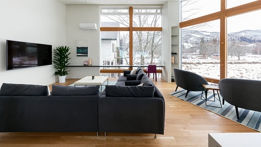 Alpinarc Four Bedroom Chalet Living room