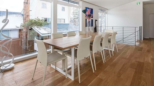 Alpinarc Four Bedroom Chalet Dining area