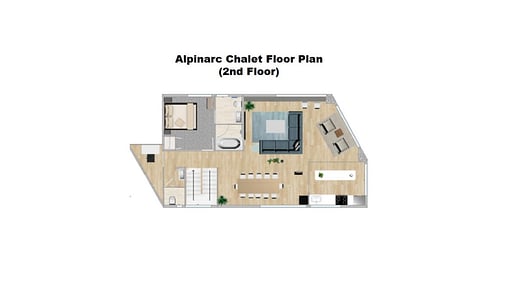 Alpinarc Four Bedroom Chalet Floor plan