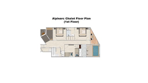 Alpinarc Four Bedroom Chalet Floor plan