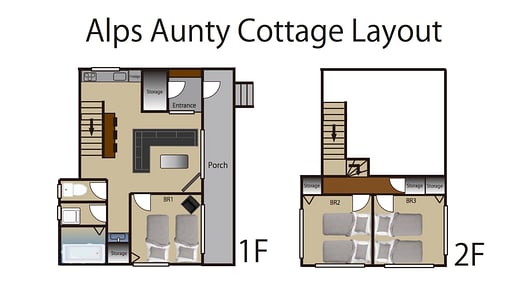 Alps Aunty Cottage Floor plan