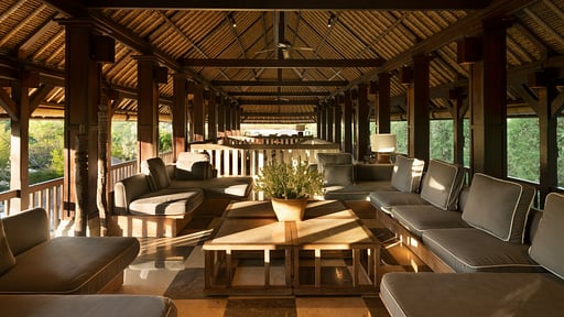 Aman Villas Nusa Dua Five Bedroom Salón