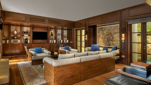 Aman Villas Nusa Dua Five Bedroom Salón