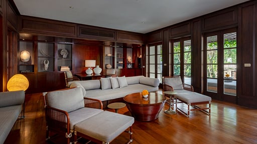 Aman Villas Nusa Dua Four Bedroom Living room