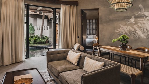 Amarea Grand Two Bedroom Villa with Private Pool Living room