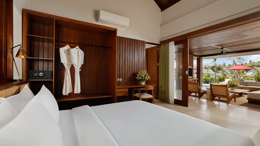 Amarta Retreat Two Bedroom Pool Villa Schlafzimmer 1