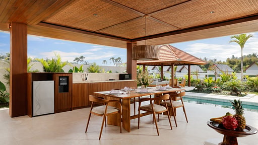 Amarta Retreat Two Bedroom Pool Villa Küche