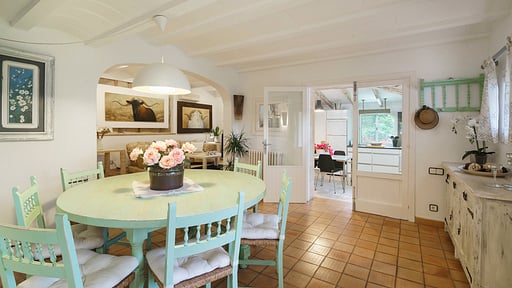 Villa Amata Dining area