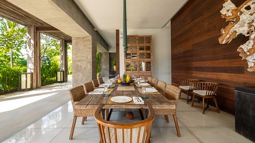 Ambalama Villa Bali Dining area