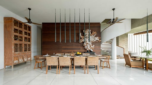 Ambalama Villa Bali Dining area