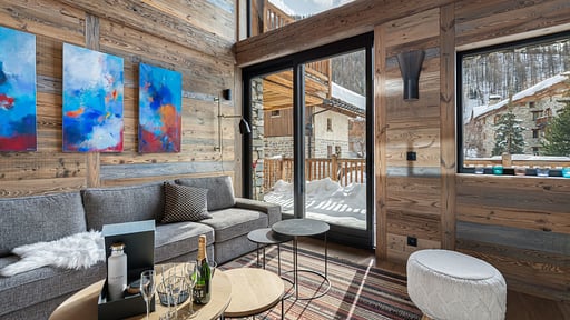 Chalet Angelus 1 Wohnbereich