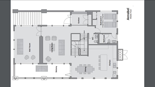 Annabel Niseko Floor plan