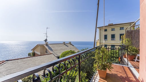 Apartment A Due Passi Da Camogli Terrace/Veranda