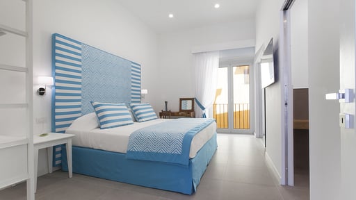 Apartment Blue Suite Sorrento Schlafzimmer 1