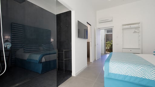 Apartment Blue Suite Sorrento Schlafzimmer 1
