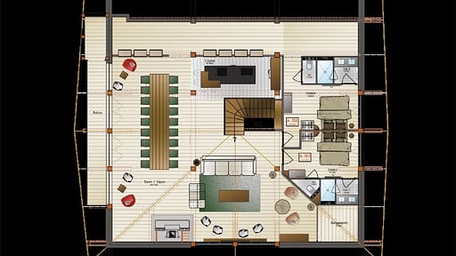 Apartment Charvet Grundriss