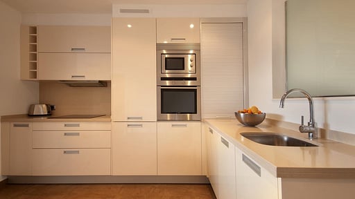 Apartment Ebony Kitchen