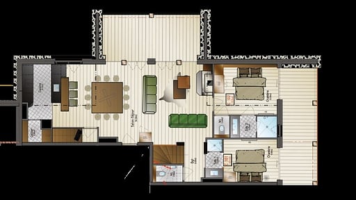 Apartment Glacier Plan