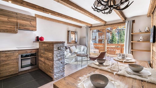 Apartment Jardin Alpin 245 Cuisine
