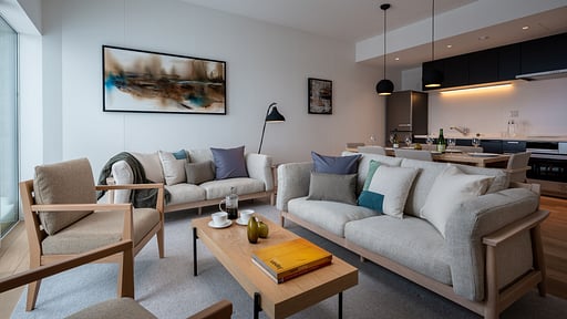 Apartment Kaku Place 3 BR Living room