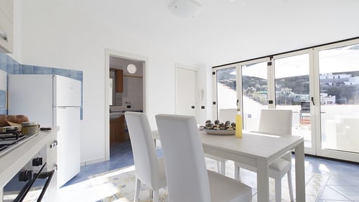 Apartment Tetto Bianco Zona pranzo