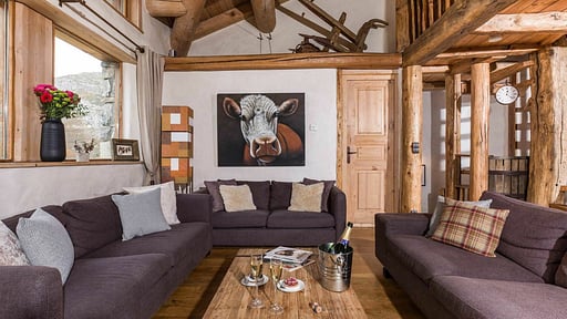 Chalet Arosa Wohnbereich