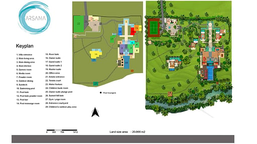 Arsana Estate Floor plan