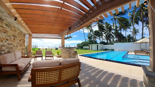 Aryan Beach Villa Terrace/Veranda