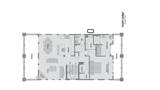Asahi Lodge Floor plan