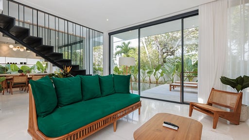 ASAI Two Bedrooms Boutique Pool Villa Living room