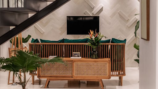 ASAI Two Bedrooms Boutique Pool Villa Living room