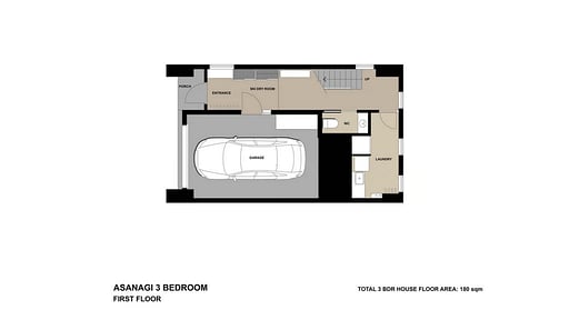 Asanagi House Floor plan