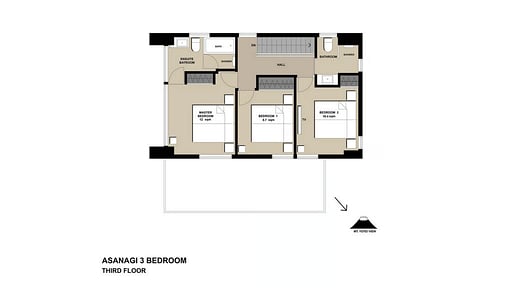 Asanagi House Floor plan