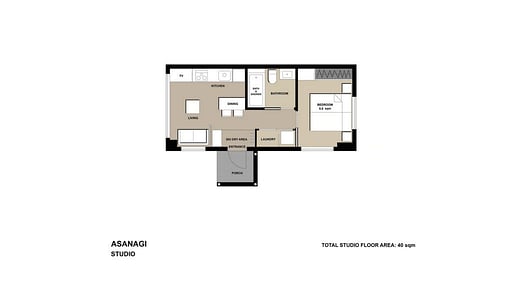Asanagi House Floor plan
