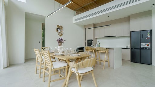 Asherah Villa Dining area