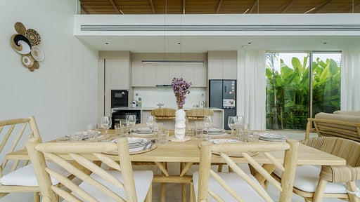 Asherah Villa Dining area