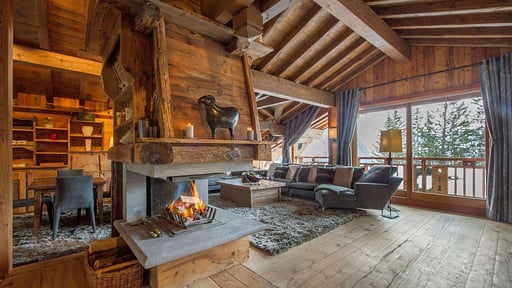 Chalet Aspen Woonkamer