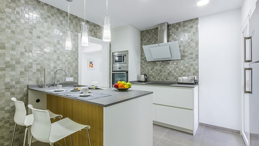 Assimetric Apartment Cuisine