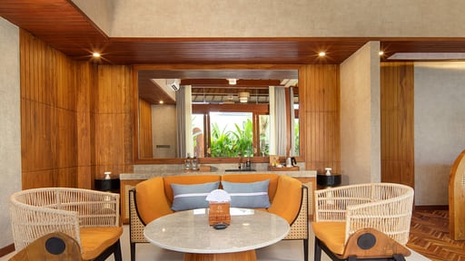 Asvara Resort 1 Bedroom Villa with Private Pool Living room