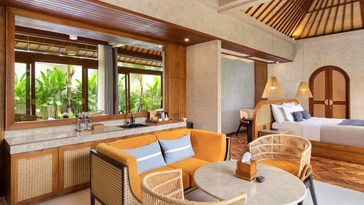 Asvara Resort 1 Bedroom Villa with Private Pool Living room