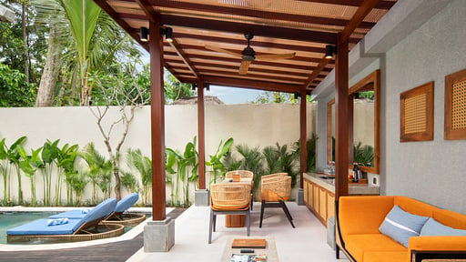 Asvara Resort Two Bedroom with Private Pool Living room