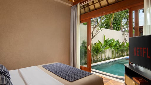 Asvara Resort Two Bedroom with Private Pool Bedroom 1