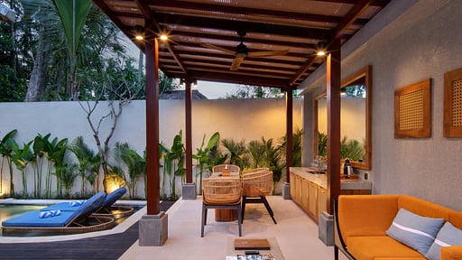 Asvara Resort Two Bedroom with Private Pool Living room