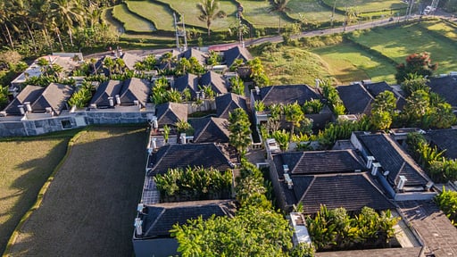 Asvara Grand Ricefield View Villa One Drone pictures