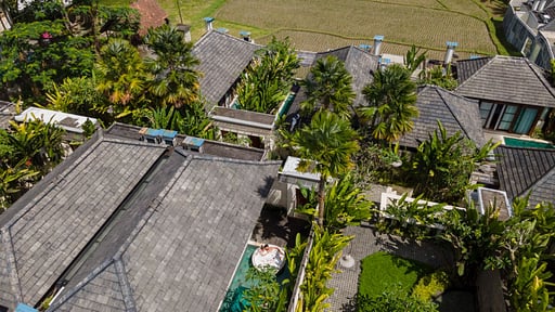 Asvara Grand Ricefield View Villa One Drone pictures