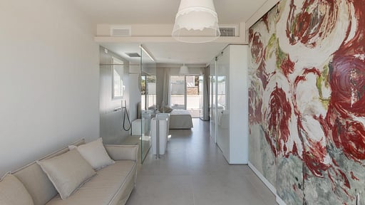 Attici Panoramici House Living room