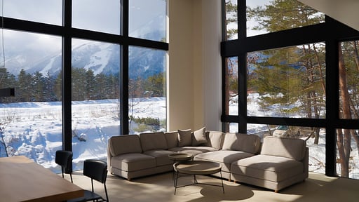 Aura Chalet Living room