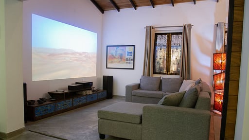 Avalon and Acland Villa Media room