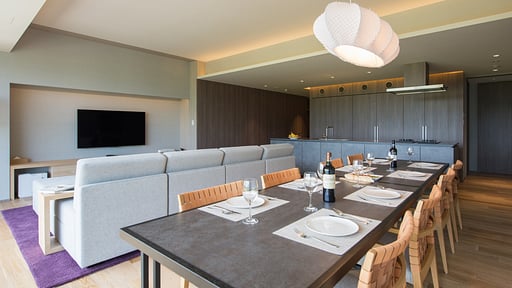 Aya Niseko Three Bedroom Yotei View Dining area