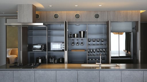 Aya Niseko Three Bedroom Yotei View Kitchen